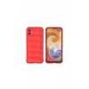 Hubrendy Bez Samsung Galaxy A06 Kılıf Optimum Silikon - Kırmızı