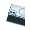 Hubrendy Bez Samsung Galaxy A07 4G Joke Simli Magneticsafe Kılıf - Mavi