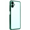 Hubrendy Bez Samsung Galaxy A07 4G Lensli Silikon - Yeşil