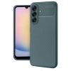 Hubrendy Bez Samsung Galaxy A17 5G Auto Focus Karbon Kapak - Koyu Yeşil