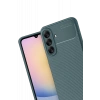 Hubrendy Bez Samsung Galaxy A17 5G Auto Focus Karbon Kapak - Koyu Yeşil