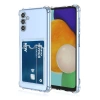 Hubrendy Bez Samsung Galaxy A26 Kılıf Kart Şeffaf Silikon - Şeffaf