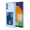 Hubrendy Bez Samsung Galaxy A26 Kılıf Kart Şeffaf Silikon - Şeffaf