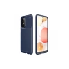 Hubrendy Bez Samsung Galaxy A52 Kılıf Auto Focus Karbon Kapak - Lacivert