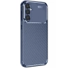 Hubrendy Bez Samsung Galaxy A56 Kılıf Auto Focus Karbon Kapak - Lacivert