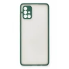 Hubrendy Bez Samsung Galaxy A71 Kılıf Montreal Silikon Kapak - Yeşil