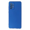 Hubrendy Bez Samsung Galaxy A72 Kılıf First Silikon - Mavi