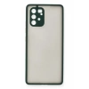 Hubrendy Bez Samsung Galaxy A91 / S10 Lite Kılıf Montreal Silikon Kapak - Yeşil
