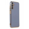 Hubrendy Bez Samsung Galaxy M14 5G Kılıf Volet Silikon - Mavi