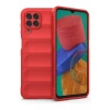 Hubrendy Bez Samsung Galaxy M33 Kılıf Optimum Silikon - Kırmızı