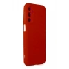 Hubrendy Bez Samsung Galaxy M34 5G Kılıf First Silikon - Kırmızı