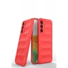 Hubrendy Bez Samsung Galaxy M34 5G Kılıf Optimum Silikon - Kırmızı