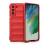 Hubrendy Bez Samsung Galaxy S22 Plus Kılıf Optimum Silikon - Kırmızı