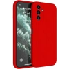 Hubrendy Bez Samsung Galaxy S23 FE Kılıf First Silikon - Kırmızı