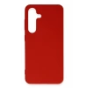 Hubrendy Bez Samsung Galaxy S24 Kılıf First Silikon - Kırmızı