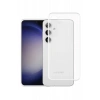 Hubrendy Bez Samsung Galaxy S24 Kılıf Lüx Şeffaf Silikon