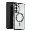 Hubrendy Bez Samsung Galaxy S25 Edge Joke Simli Magneticsafe Kılıf - Siyah