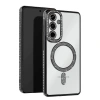 Hubrendy Bez Samsung Galaxy S25 Edge Joke Simli Magneticsafe Kılıf - Siyah