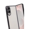 Hubrendy Bez Samsung Galaxy S25 Edge Lensli Silikon - Siyah