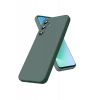 Hubrendy Bez Samsung Galaxy S25 FE First Silikon - Koyu Yeşil