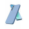 Hubrendy Bez Samsung Galaxy S25 FE Nano içi Kadife Silikon - Mavi