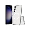 Hubrendy Bez Samsung Galaxy S26 Magneticsafe Şeffaf Silikon - Şeffaf
