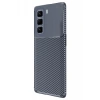 Hubrendy Bez İnfinix Hot 50 Pro Plus 4G Auto Focus Karbon Kapak - Lacivert