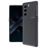 Hubrendy Bez İnfinix Hot 50 Pro Plus 4G Auto Focus Karbon Kapak - Siyah