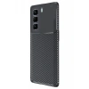 Hubrendy Bez İnfinix Hot 50 Pro Plus 4G Auto Focus Karbon Kapak - Siyah