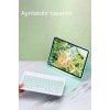 Hubrendy Bez Apple iPad Pro 11 (2024) Kılıf KC01 Smart Klavyeli Tablet Kılıfı - Siyah