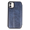 Hubrendy Bez Apple iPhone 11 Kılıf Flip Cover - Lacivert