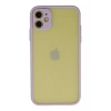 Hubrendy Bez Apple iPhone 11 Kılıf Montreal Silikon Kapak - Mor
