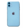 Hubrendy Bez Apple iPhone 11 Neon Fosforlu Kamera Lens - Mavi