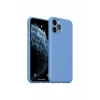 Hubrendy Bez Apple iPhone 11 Pro Max Kılıf Nano içi Kadife Silikon - Mavi