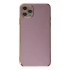 Hubrendy Bez Apple iPhone 11 Pro Max Kılıf Volet Silikon - Mor
