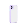 Hubrendy Bez Apple iPhone 12 Kılıf Montreal Silikon Kapak - Mor