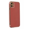 Hubrendy Bez Apple iPhone 12 Kılıf Volet Silikon - Kırmızı