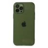 Hubrendy Bez Apple iPhone 12 Pro Kılıf Fly Lens Silikon - Yeşil