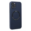 Hubrendy Bez Apple iPhone 12 Pro Kılıf Jack Magneticsafe Lens Silikon - Lacivert
