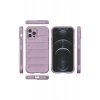 Hubrendy Bez Apple iPhone 12 Pro Kılıf Optimum Silikon - Mor