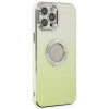Hubrendy Bez Apple iPhone 12 Pro Max Kılıf Best Silikon - Yeşil