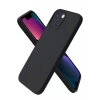 Hubrendy Bez Apple iPhone 13 Mini Kılıf First Silikon - Siyah