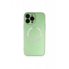 Hubrendy Bez Apple iPhone 13 Pro Kılıf Jack Magneticsafe Lens Silikon - Yeşil