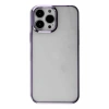 Hubrendy Bez Apple iPhone 13 Pro Max Kılıf Element Silikon - Mor