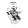 Hubrendy Bez Apple iPhone 13 Pro Max Kılıf Mekanik Bumper Kapak - Yeşil
