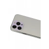 Hubrendy Bez Apple iPhone 13 Pro Max Rainbow Kamera Lens Koruma Cam - Mor