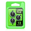 Hubrendy Bez Apple iPhone 13 Pro Max Raze Metal Kamera Lens - Mavi