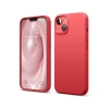 Hubrendy Bez Apple iPhone 14 Kılıf First Silikon - Kırmızı