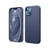 Hubrendy Bez Apple iPhone 14 Kılıf First Silikon - Lacivert