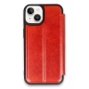 Hubrendy Bez Apple iPhone 14 Kılıf Flip Cover - Kırmızı